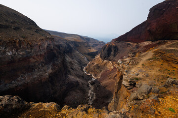 Picturesque view of the dangerous canyon.