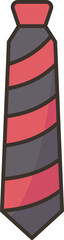 Naklejka premium tie icon