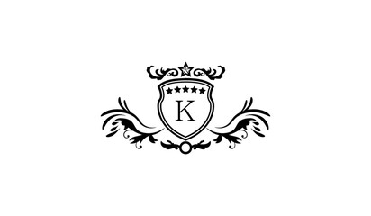 Luxury Elegant logo K