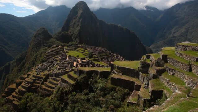 Machu Picchu, Peru. UNESCO World Heritage Site. One of the New Seven Wonders of the World