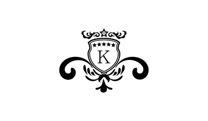 Luxury Retro logo K