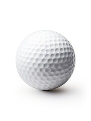 Golf ball isolated on white background