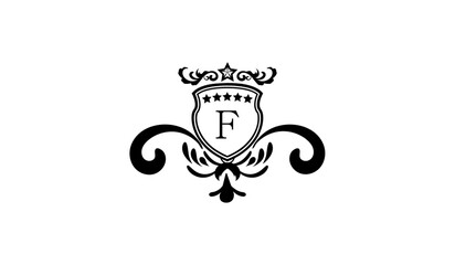 Luxury Retro logo F