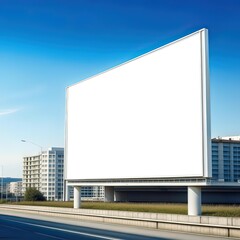 Obraz premium A billboard without content to insert its own design.