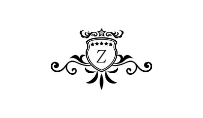 Luxury wedding logo Z