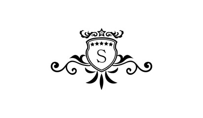 Luxury wedding logo S