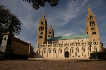 Naklejka premium church in the city