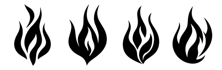 Infernal Impressions: Captivating Fire Vector Graphics