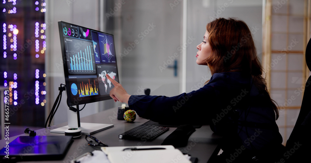 Poster KPI Business Analytics Data Dashboard