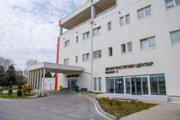 Fototapeta na wymiar Infront of hospital Batajnica