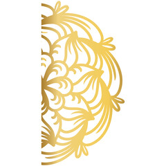 Obraz premium Mandala round ornament background with gradient