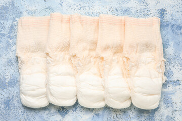 Period panties on grunge background