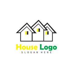 house logo company  bussines  real estate,industrial, building construction property