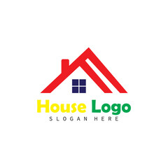 house logo company  bussines   estate,industrial, building construction