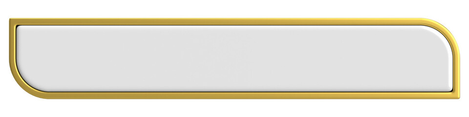 Obraz premium Title label. Header label. 3D illustration.