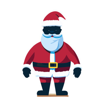 Enchanting Christmas Wonderland with Santa Claus Black Santa's Magical Christmas Hideaway