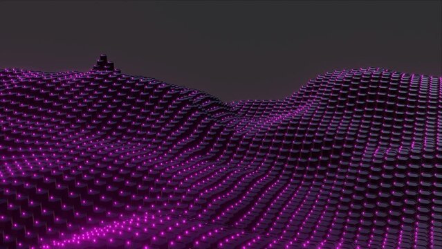 background with dots, Abstract render background animation. Use this video for anything related to technology.