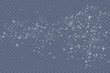 Bokeh light lights effect background. White png dust light.