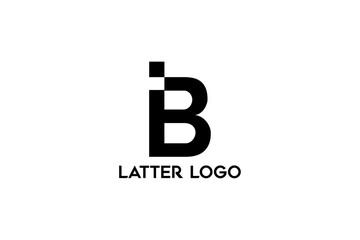 Obraz premium Latter, IB, Company Monogram Logo design
