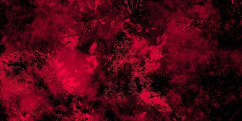 Red grunge wall texture winter love scratch the old wall vintage surface live dark black red light...