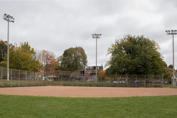 Cloudy day in during Fall in Toronto