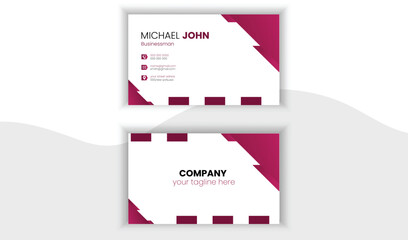 Fototapeta premium Minimalist and Professional Business Card Design