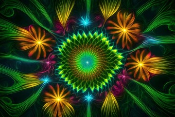 abstract background with stars