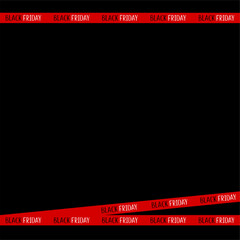 Black Friday sale vector template background