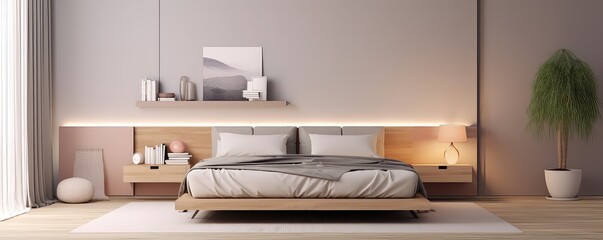 Fantasy Bedroom Adorned With Beautiful Multicolor Palette