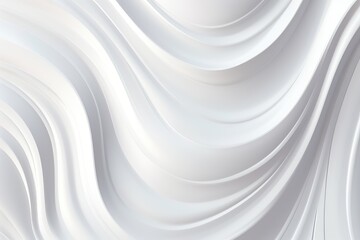 Obraz na płótnie Canvas White Lotion Cream Texture, Evoking The Softness Of Skincare Products