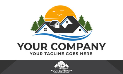 Real Estate Logo Template, Home Logo Template, House Logo Template