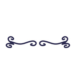 Line divider. Page separator.