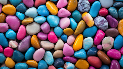 Fototapeta na wymiar Multicolored stones