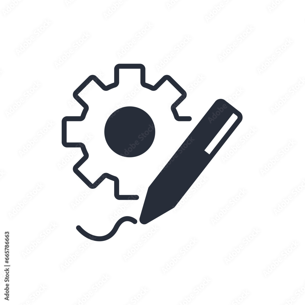 Poster resources icon. vector.editable stroke.linear style sign for use web design,logo.symbol illustration