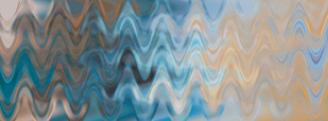 Soft blue yellow abstract background, psychedelic. Colorful pattern