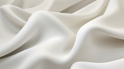 Obraz premium Smooth elegant silk with wavy folds in full screen. Abstract elegant background for design. Delicate and elegant cloth. Illustration for banner, poster, cover, brochure or presentation.