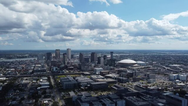 Aerial view of New Orleans, LA, United States