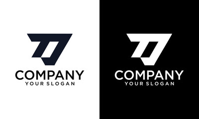 Letter D Logo Vector Template Abstract Monogram Symbol