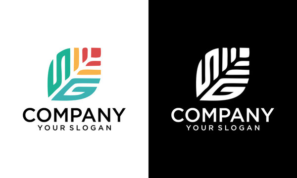 SG Creative Unique abstract geometric logo