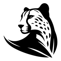 cheetah logo concept vector illustration