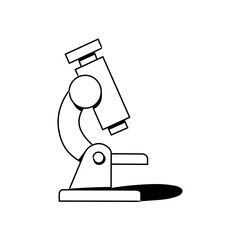 Laboratory Microscope Hand-drawn Icon