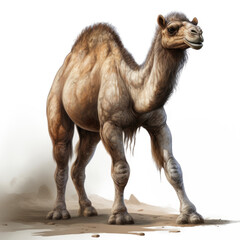 Realistic Camel Silhouette Art
 , Medieval Fantasy RPG Illustration