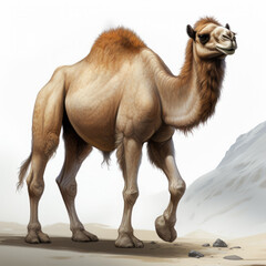 Realistic Camel Portrait
 , Medieval Fantasy RPG Illustration