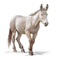 Realistic Mule - Clean Full Body.
 , Medieval Fantasy RPG Illustration