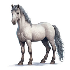 Realistic Pony: Majestic Equine Art
 , Medieval Fantasy RPG Illustration