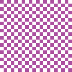 Abstract background with Squares. Seamless Purple And White Checkerboard Pattern.