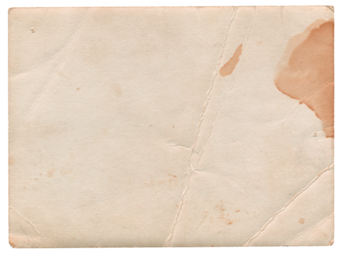 Retro photo paper. Old antique sheet paper texture. Announcement board. Blood drops. Vintage postcard. Blood background. Aged bloodstain wallpaper.	