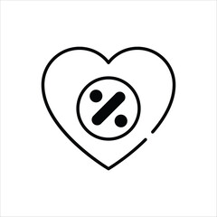 Sale  icon islolate white background vector stock illustration.