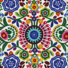 Fototapeta premium Mexican embroidery