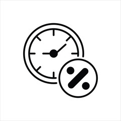 Sales  icon islolate white background vector stock illustration.